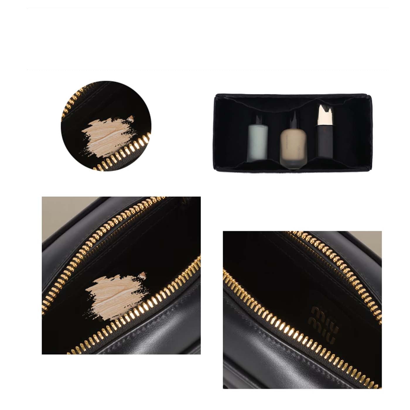 Taschenorganizer für Miu Miu Arcadie Mini / Regular / Large – Seide und Satin, 4 Fächer, Schwarz oder Sonderfarbe product image 7