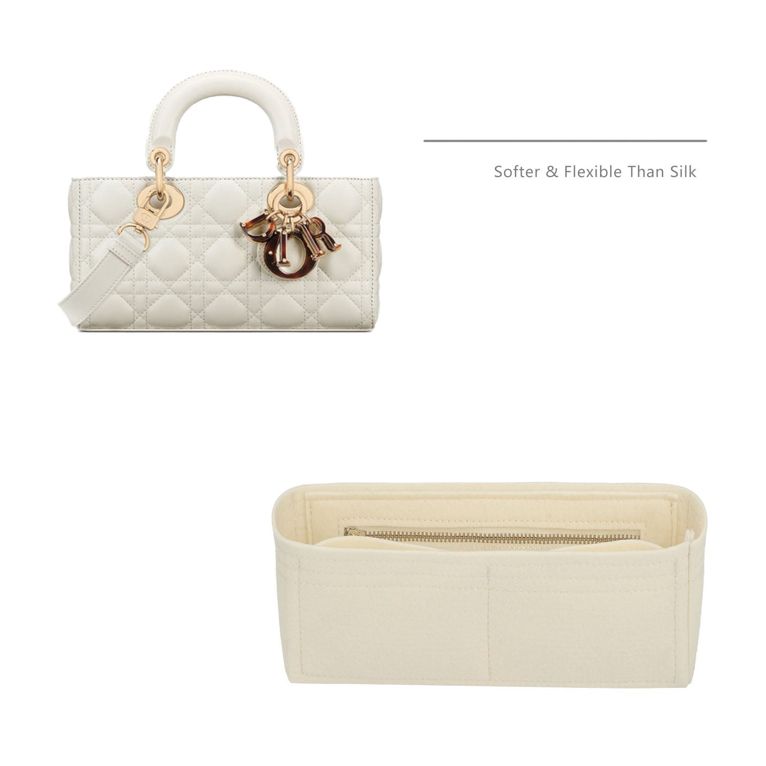 Premium Handtaschen-Organizer für Dior Lady D-Joy Micro / Small / Medium
