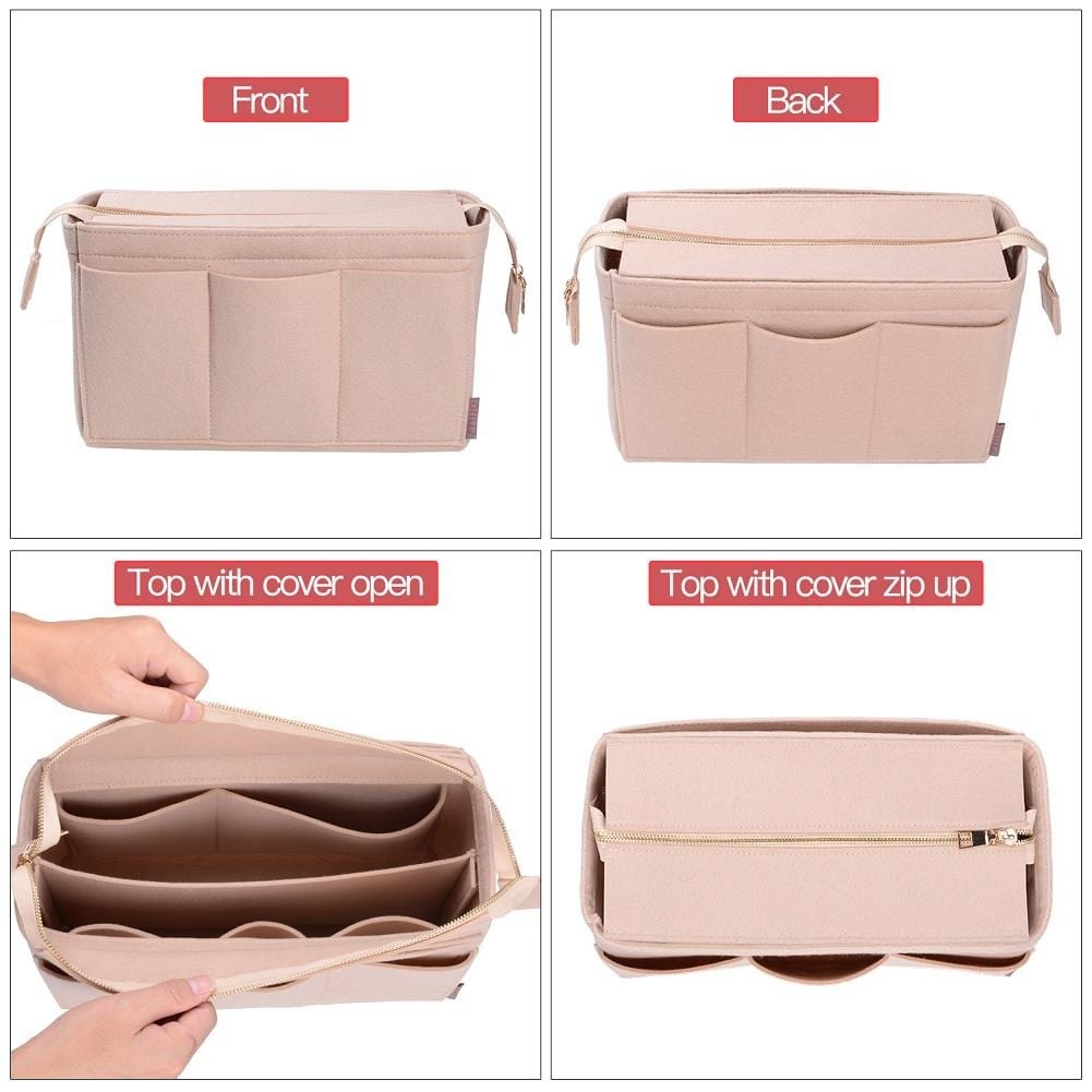 Organizer für Handtaschen mit abnehmbarem Reißverschlussdeckel für St. Louis PM und GM – Filzeinlage mit 9 Fächern product image 6