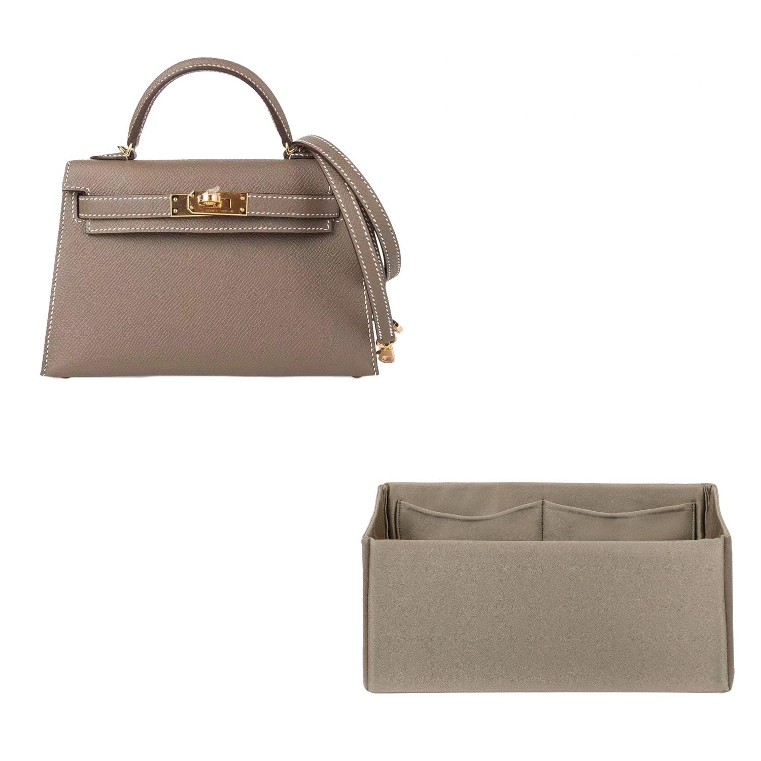 Innenleben für Hermes Pochette / Kelly Mini II – Silks & Satins, 4 Fächer product image 9