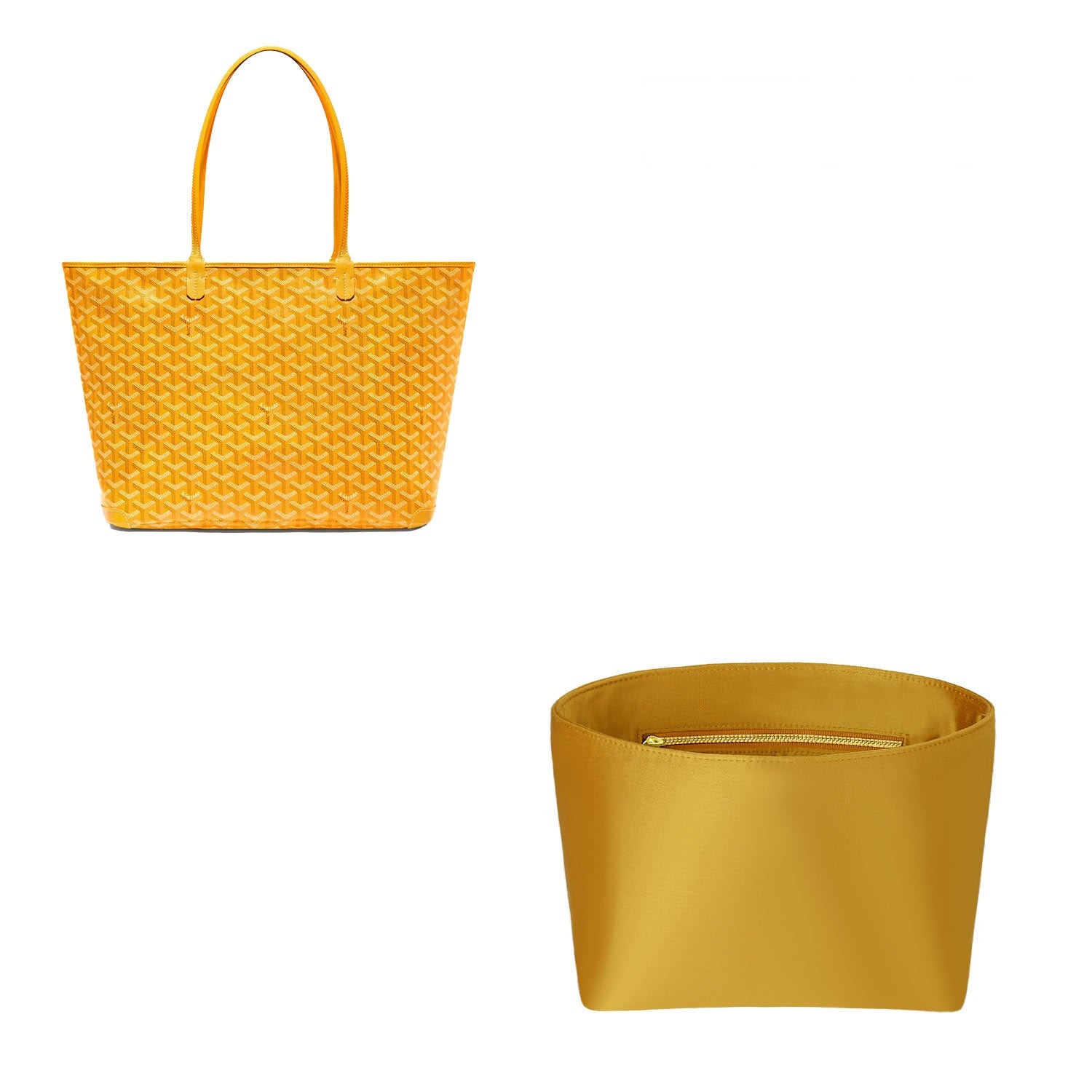 Seiden- und Satintaschenorganizer für Goyard Saint Louis PM / GM / Anjou Mini