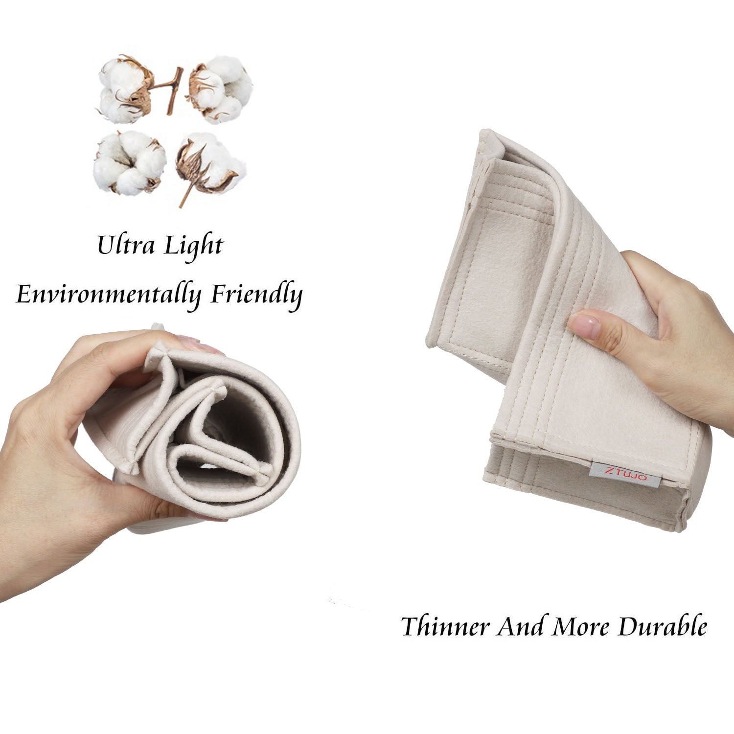 Premium Handtaschen-Organizer für Dior 30 Montaigne – 3 Fächer, Warmgrau oder individuell product image 3