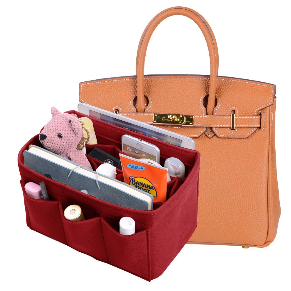 Organizer für Handtaschen mit eingenähtem Boden für Hermes Birkin 30/35 product image 7