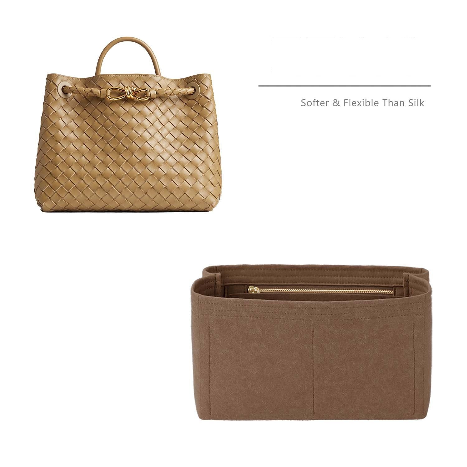 Organizer für Bottega Veneta BV Andiamo Small / Medium / Large – Premium-Filzeinlage