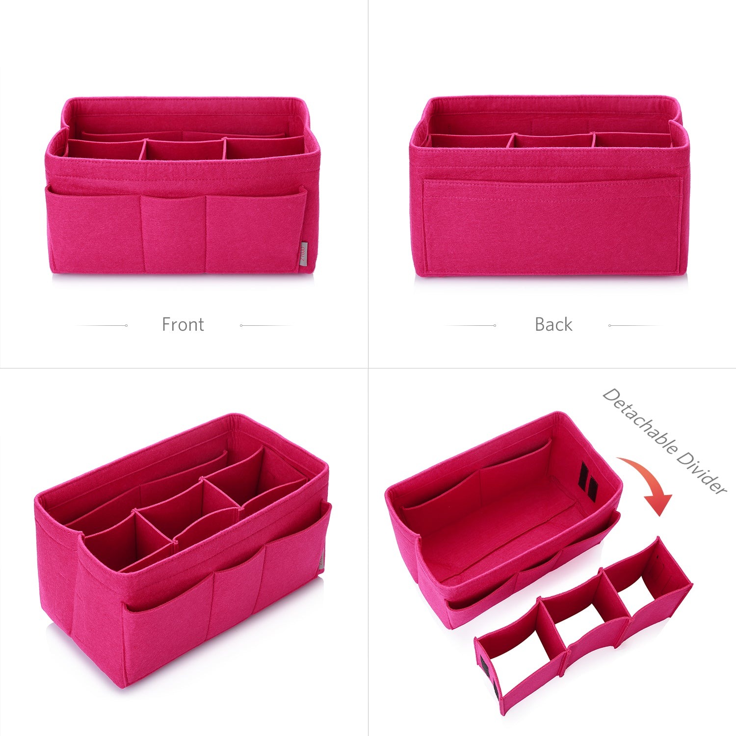 Filzeinlage-Beutelorganizer für Handtasche – Passt für LV Speedy 25 / 30 / 35 / 40, Neverfull MM / GM product image 85