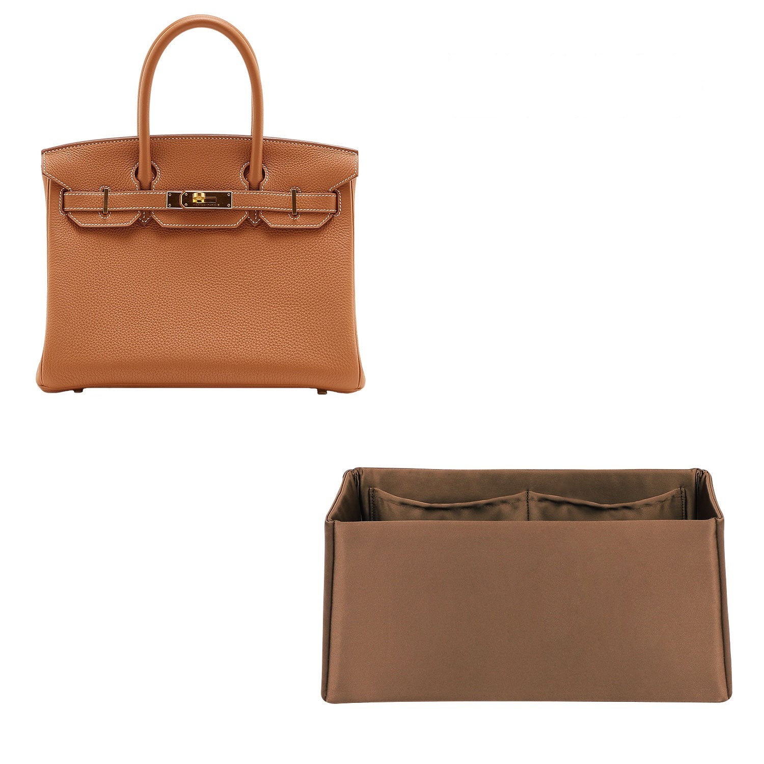 Seiden- und Satin-Purse-Organizer für Hermes Birkin 25 / 30 / 35 / 40 product image 9