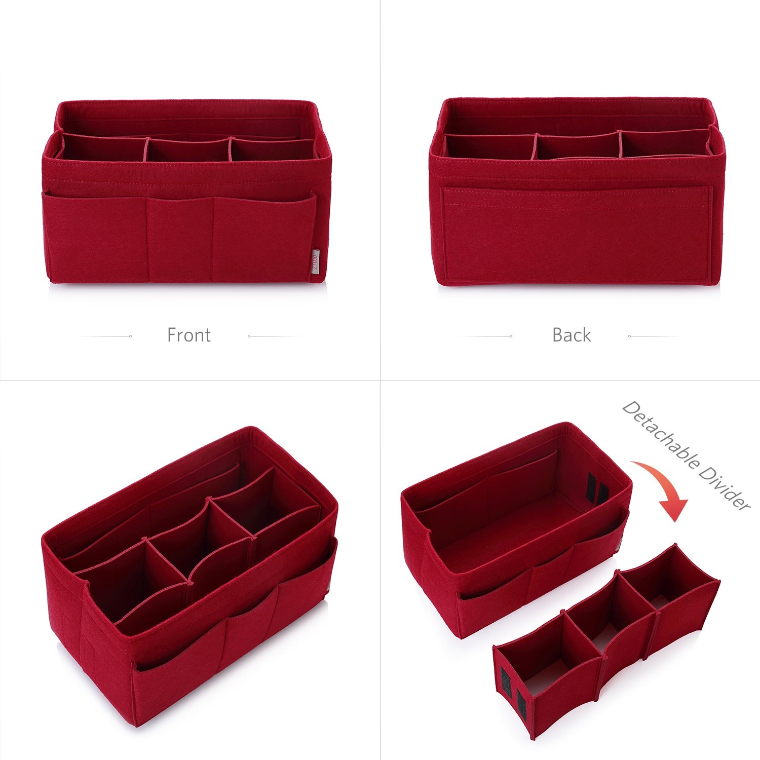Filzeinlage-Beutelorganizer für Handtasche – Passt für LV Speedy 25 / 30 / 35 / 40, Neverfull MM / GM product image 69