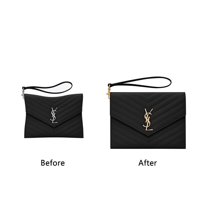 Handtaschen-Organizer für YSL Monogram Pouch Envelope Clutch – 2 Taschen, Filzeinlage product image 4