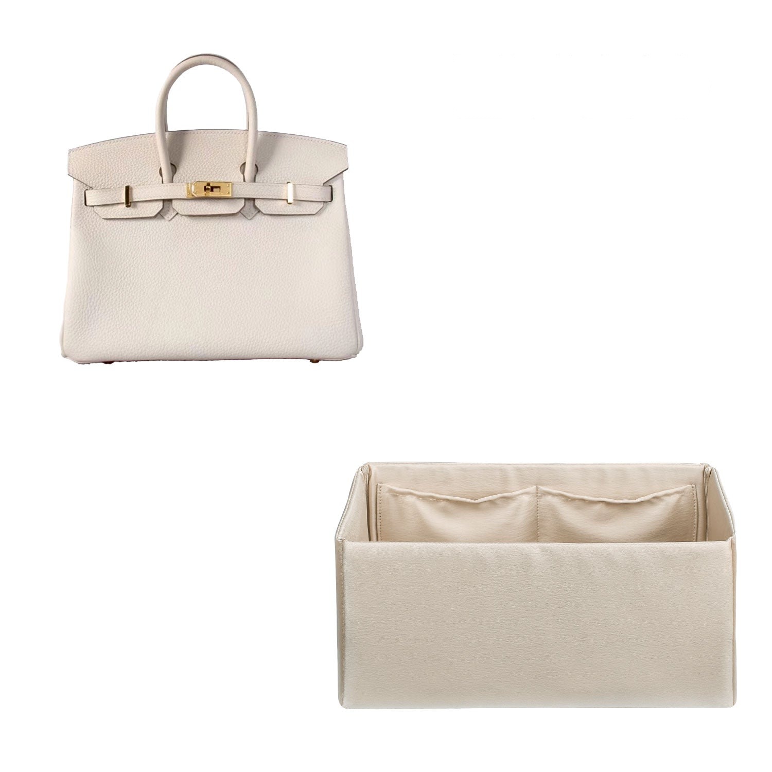 Seiden- und Satin-Purse-Organizer für Hermes Birkin 25 / 30 / 35 / 40 product image 11