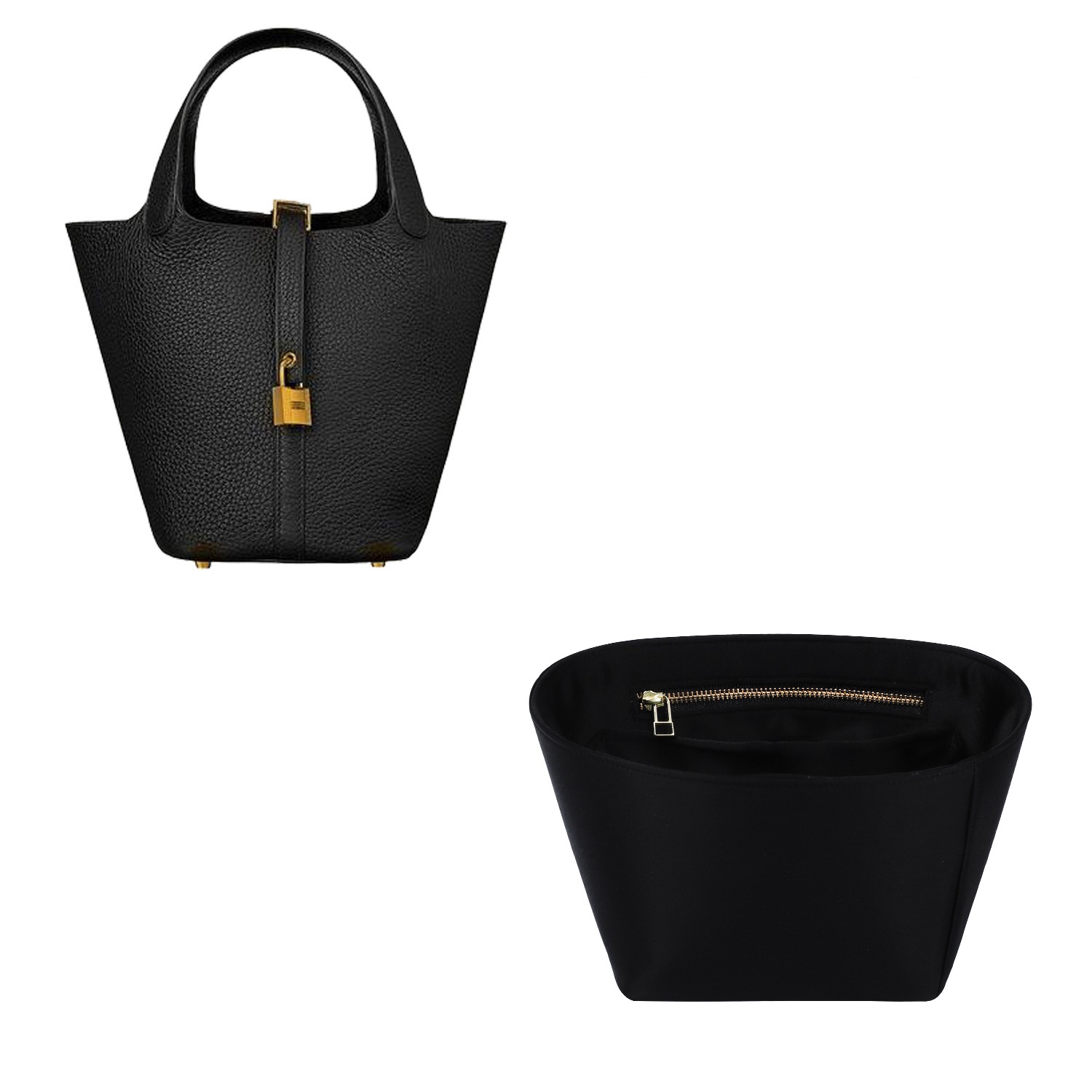 Seiden- & Satin-Taschenorganizer für Hermes Picotin 18 / 22 / 26 product image 13