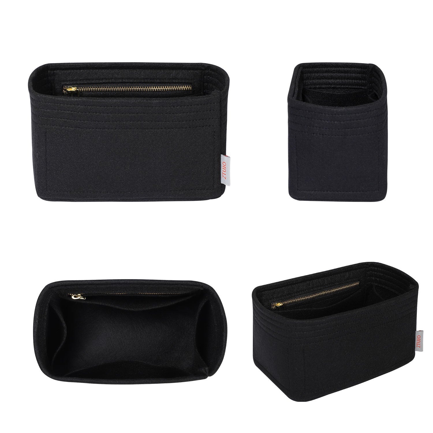 Organizer für Chanel 24P Rucksack – Premium-Filzeinlage mit 5 Taschen detail image 1