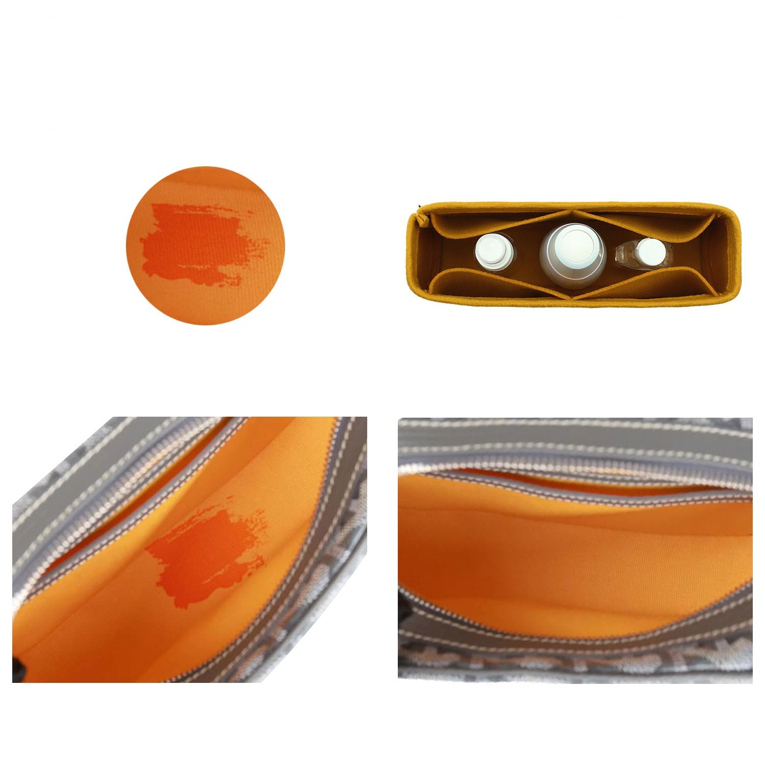 Einsatz für die Goyard Cap Vert – Premium-Filzeinlage mit 4 Fächern product image 4