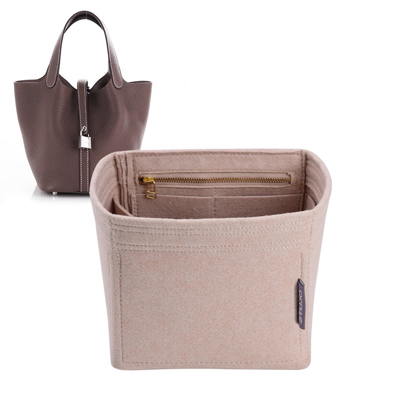 Premium Geldbörsen-Organizer für Hermes Picotin 18 / 22 / 26 – 6 Fächer, YKK-Reißverschluss