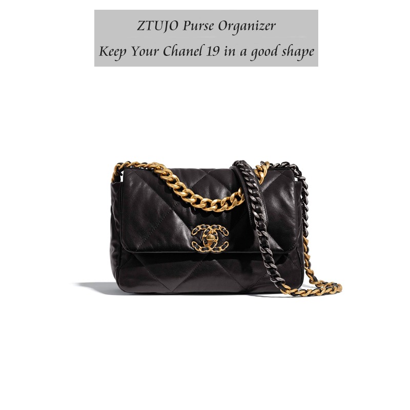 Taschenorganizer für CHANEL 19 Flap Bag 26cm / 30cm / 36cm – 6 Fächer, Bordeaux oder Individuell product image 3