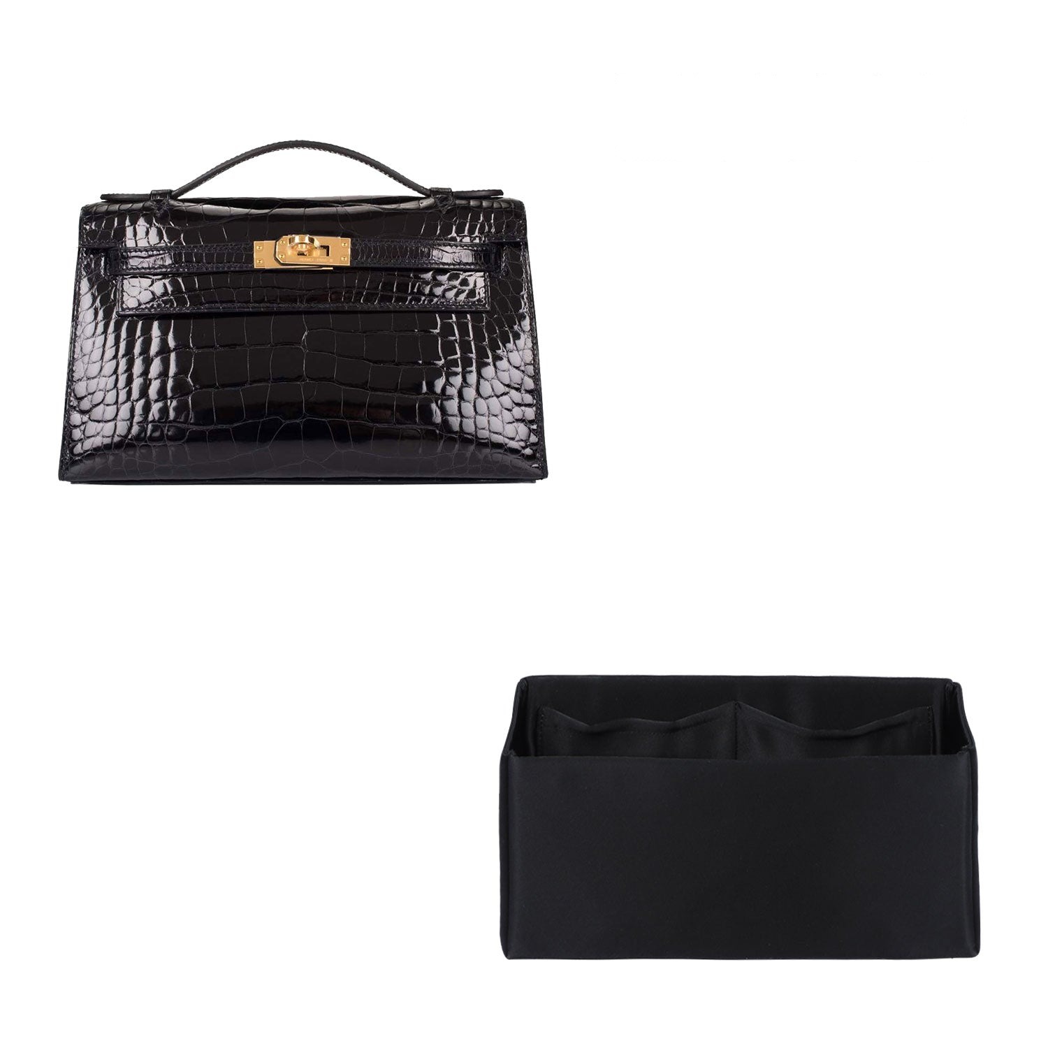 Innenleben für Hermes Pochette / Kelly Mini II – Silks & Satins, 4 Fächer product image 8