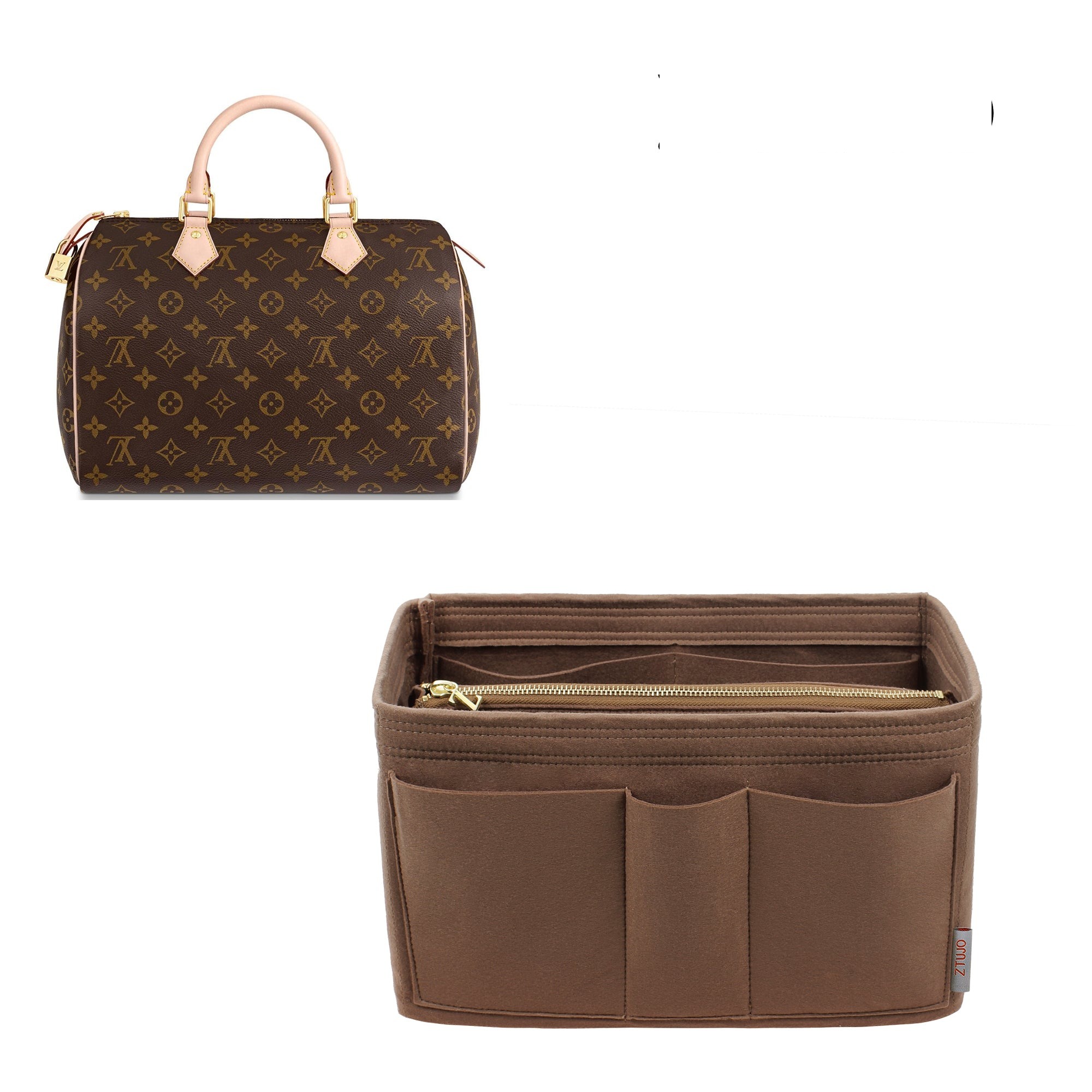 Organizer für LV Speedy Nano / 25 / 30 / 35 – 13-tascheneinsatz aus Filz