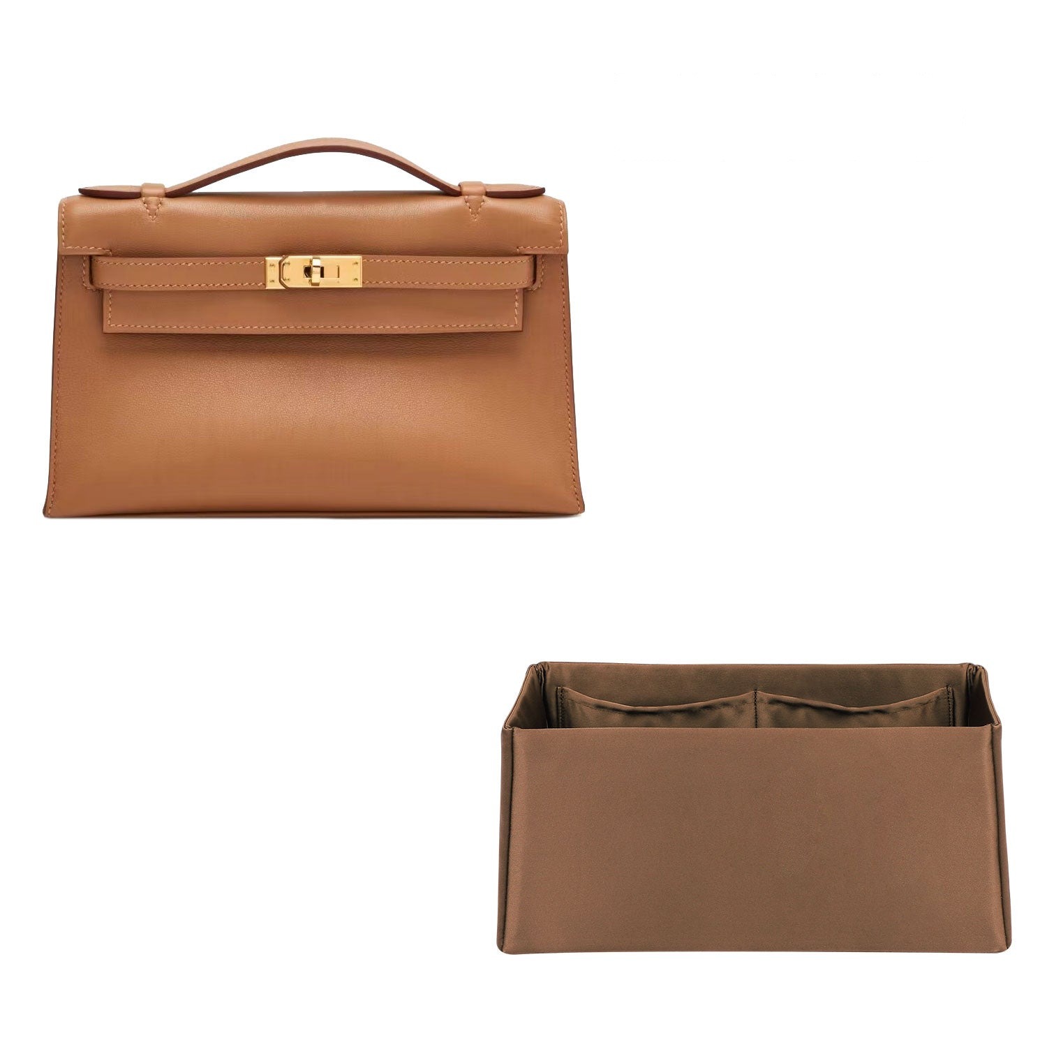 Innenleben für Hermes Pochette / Kelly Mini II – Silks & Satins, 4 Fächer product image 7