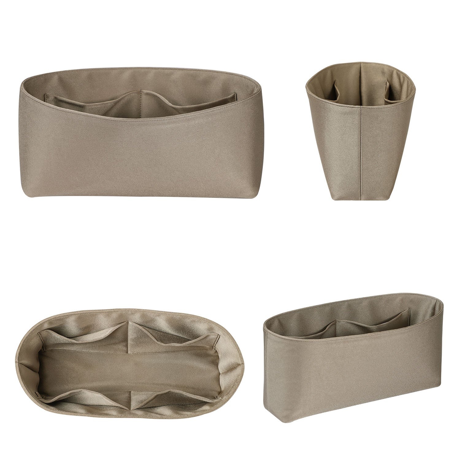 Taschenorganizer für Chanel 22 Small / Medium / Large – Seide und Satin, 4 Fächer product image 2
