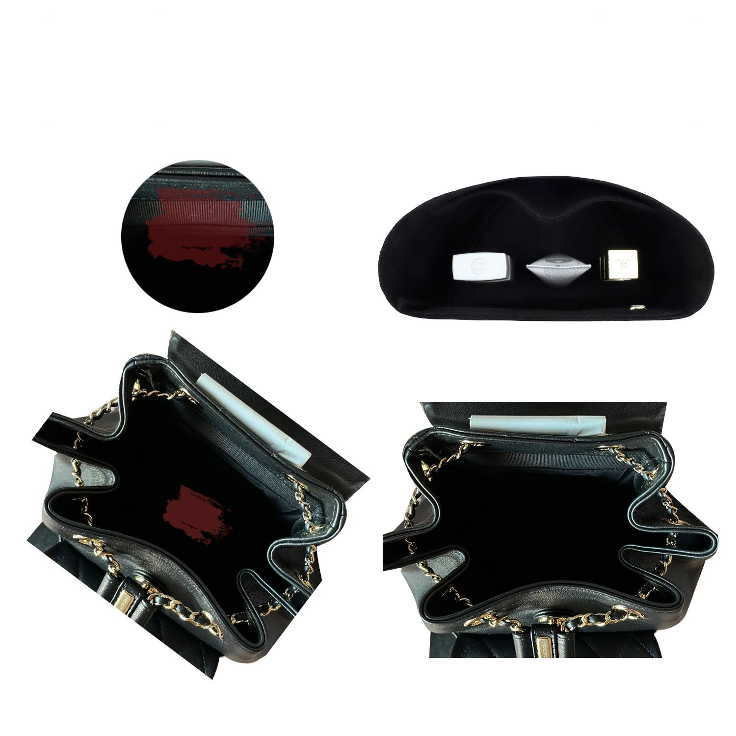 Premium Geldbörsen-Organizer für Chanel 23P Duma-Rucksack Klein / Groß product image 4