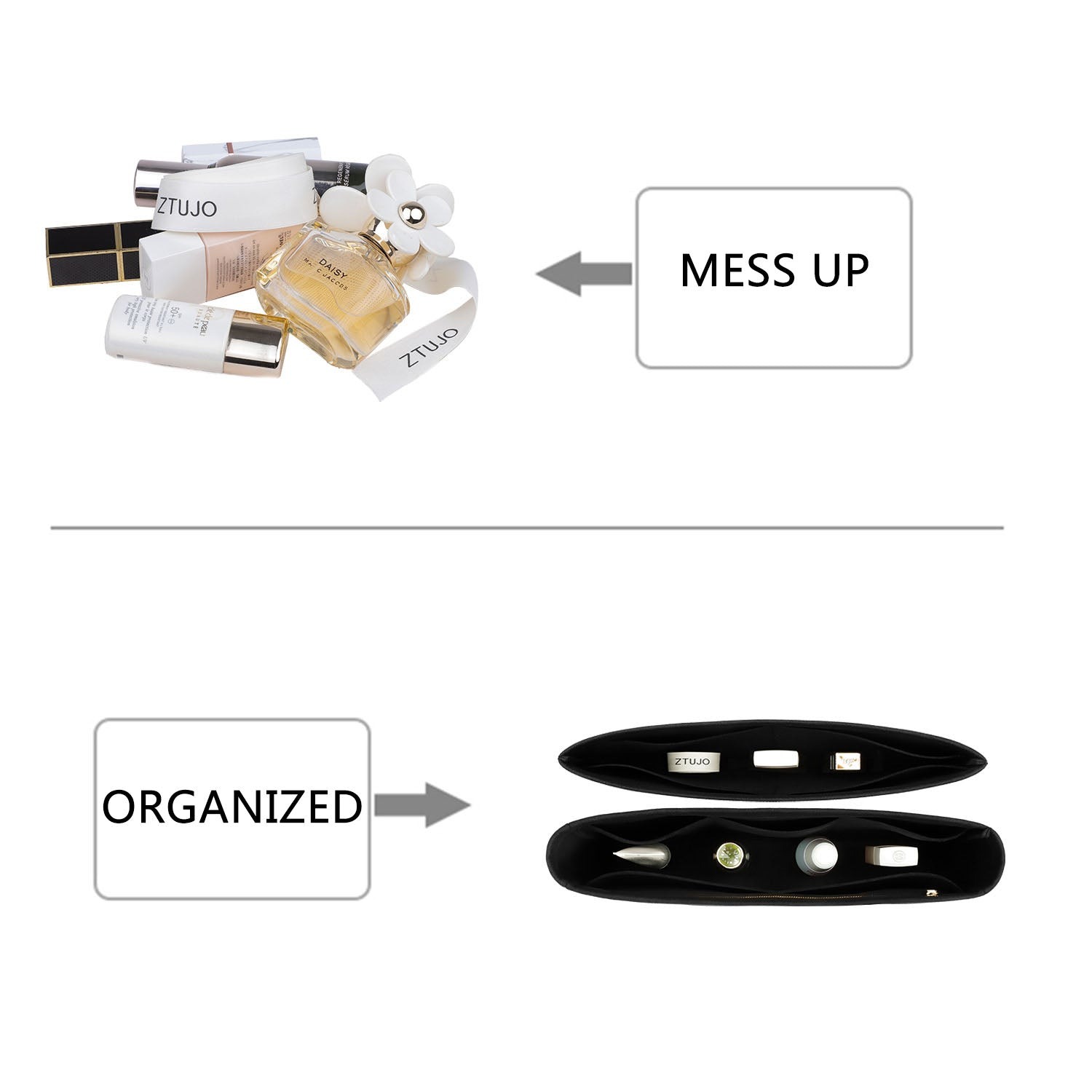 Einsatz für Balenciaga Rodeo Small / Medium / Large – Premium-Filzeinlage product image 3