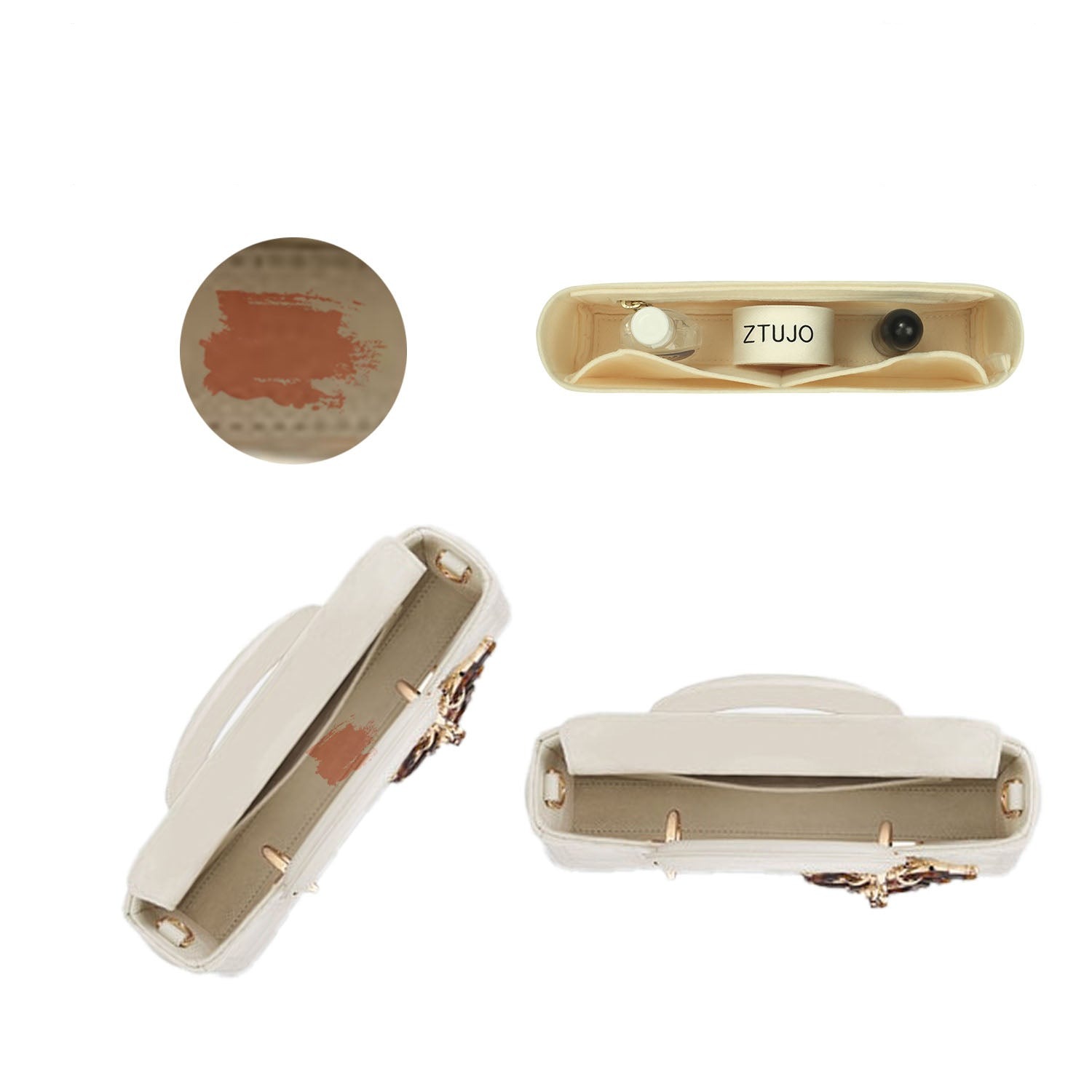 Premium Handtaschen-Organizer für Dior Lady D-Joy Micro / Small / Medium product image 4