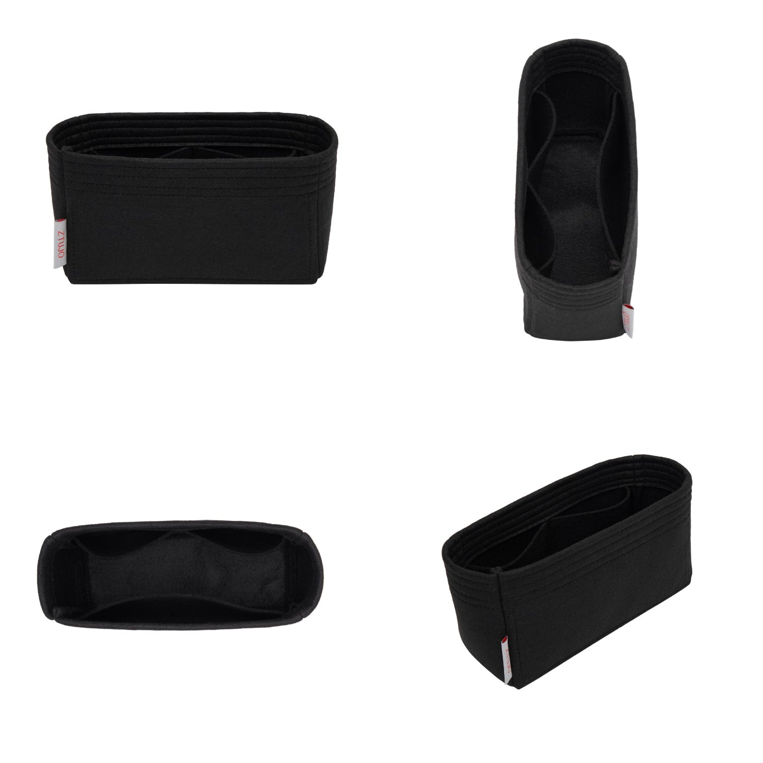 Premium Geldbörsen-Organizer für LV Petite Malle Souple – 3 Fächer, Schwarz oder Sonderfarbe product image 2