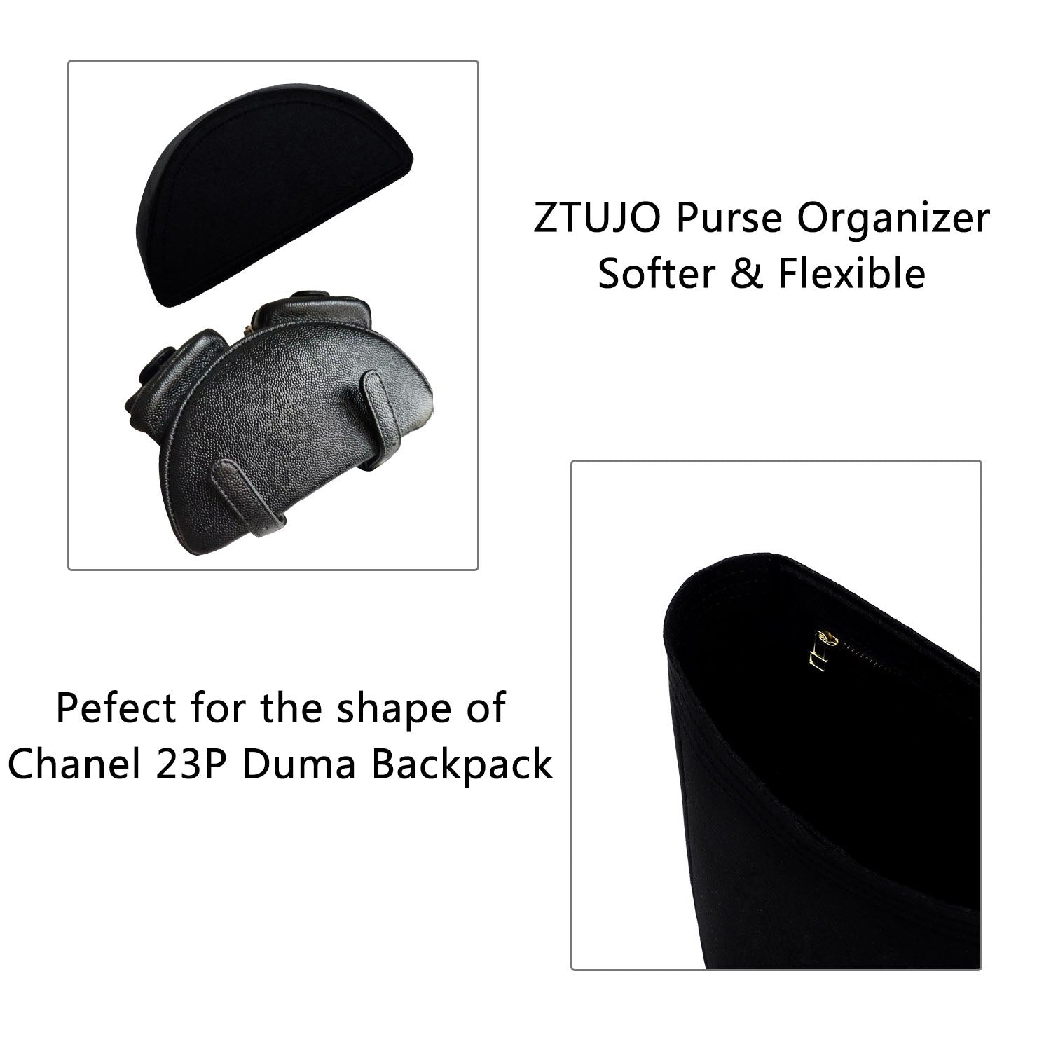 Premium Geldbörsen-Organizer für Chanel 23P Duma-Rucksack Klein / Groß product image 6