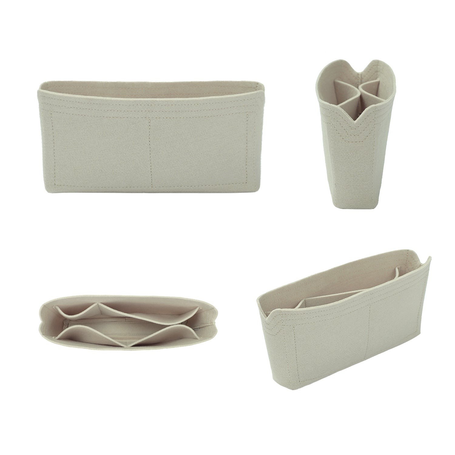 Premium-Geldbörsen-Organizer für die neue Hermes Constance 24 – Warmgrau / Maßanfertigung detail image 1
