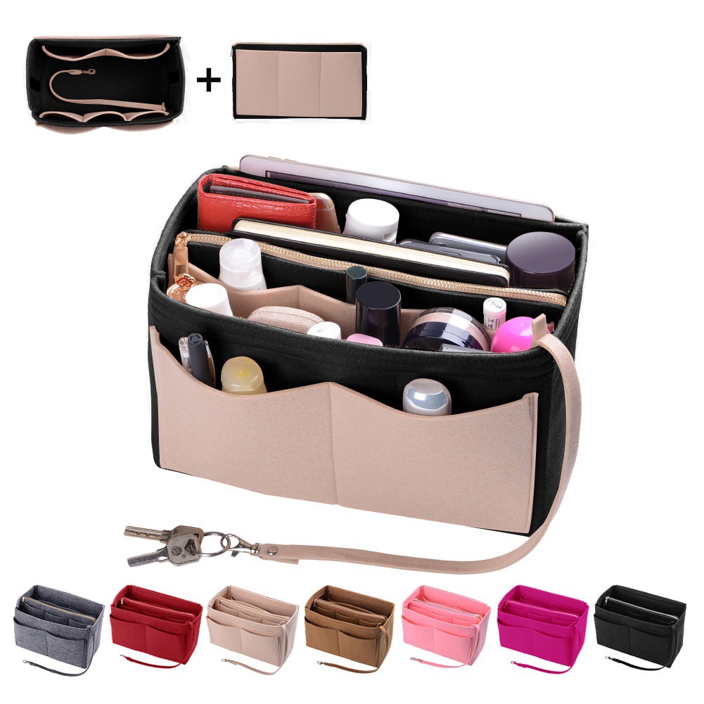 Taschenorganizer für LV Speedy Neverfull Tote – 6 Größen, Filz-Tascheneinsatz mit Reißverschluss product image 37