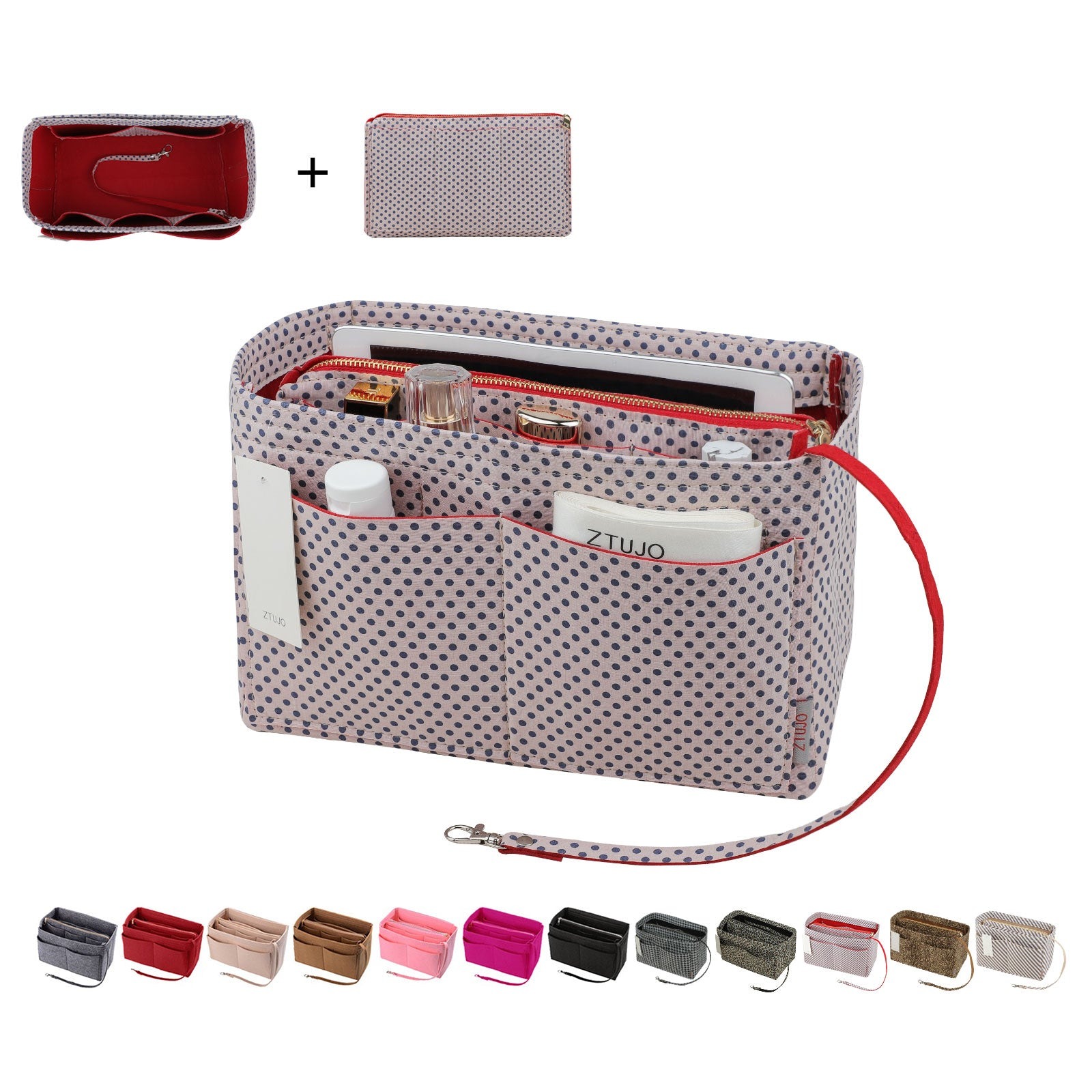 Taschenorganizer für LV Speedy Neverfull Tote – 6 Größen, Filz-Tascheneinsatz mit Reißverschluss product image 87