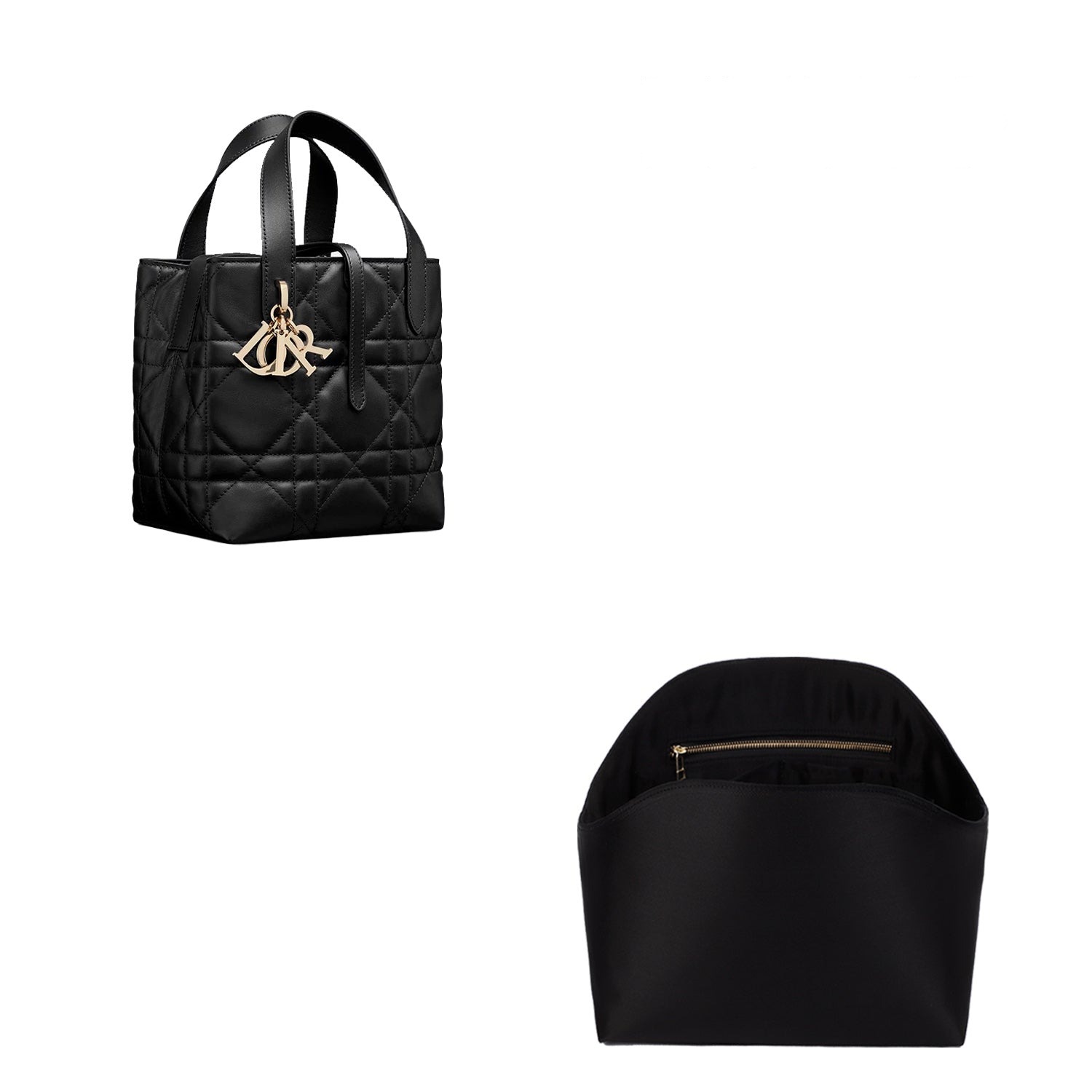 Taschenorganizer für Dior Toujours Small / Medium / Large Für Dior Toujours Vertical Small / Medium – Seide & Satin product image 3