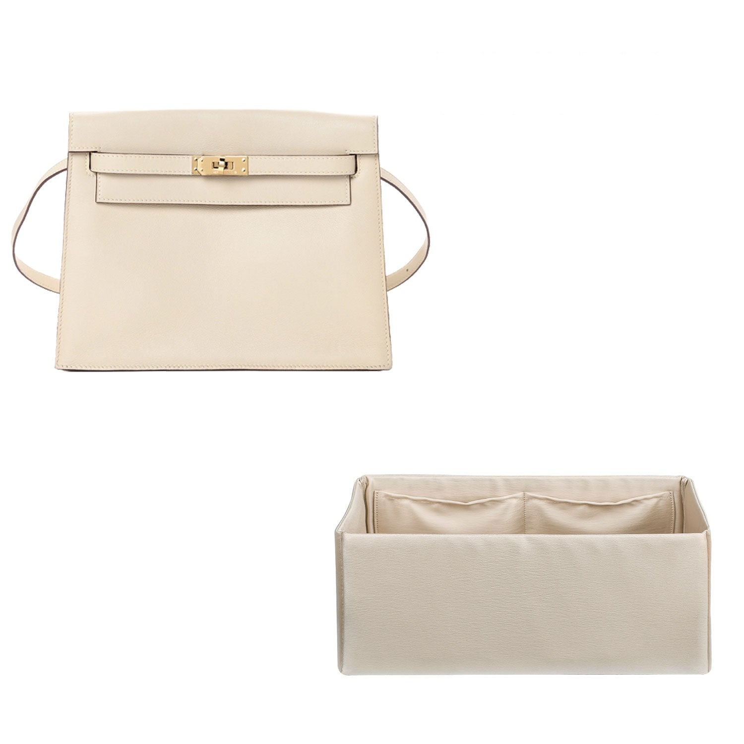Seiden- & Satin-Taschenorganizer für Hermès Kelly Danse – 4 Fächer product image 9