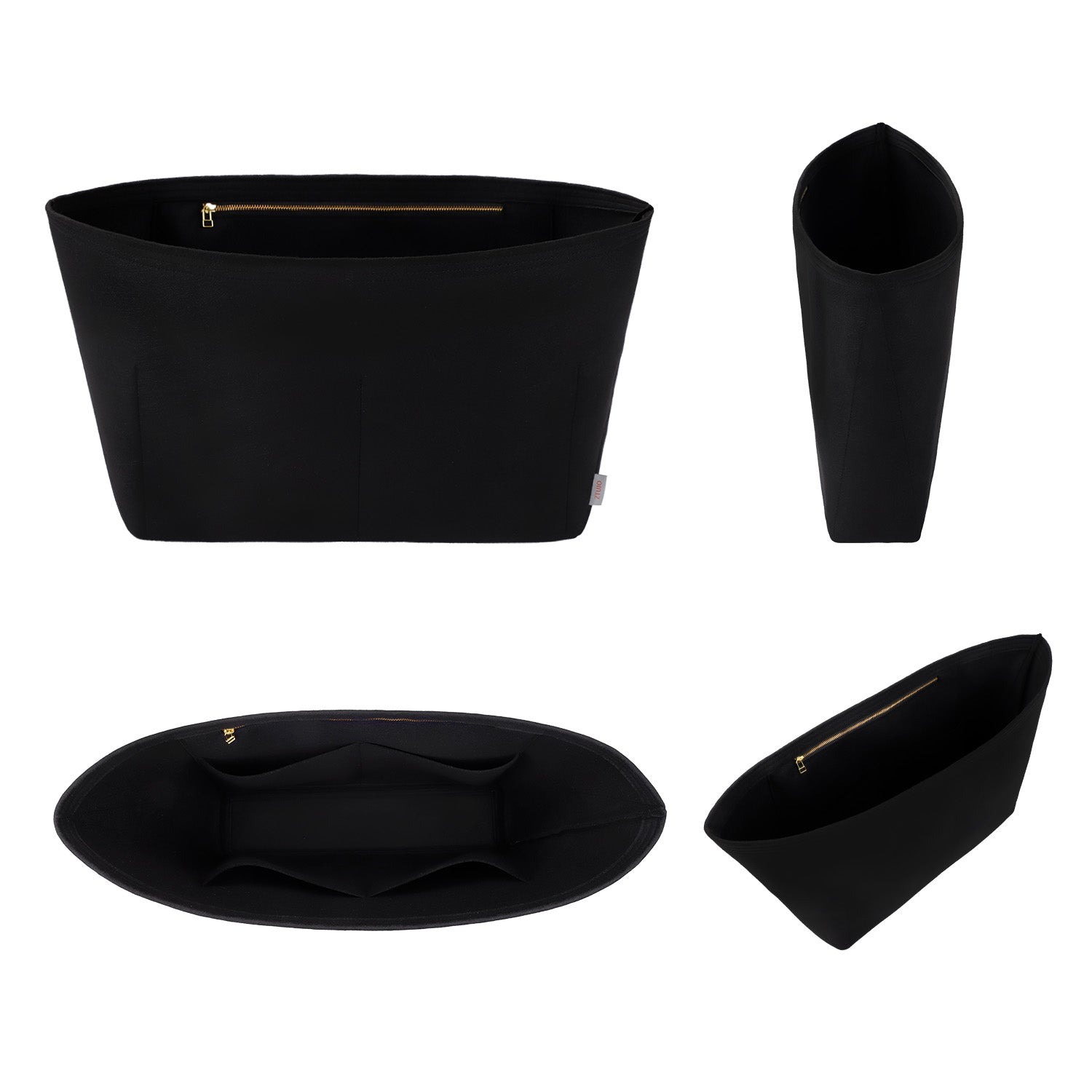 Premium-Handtaschenorganizer für die YSL ICARE Maxi Shopping Bag – 5 Fächer, weicher Filz, YKK-Reißverschluss product image 2
