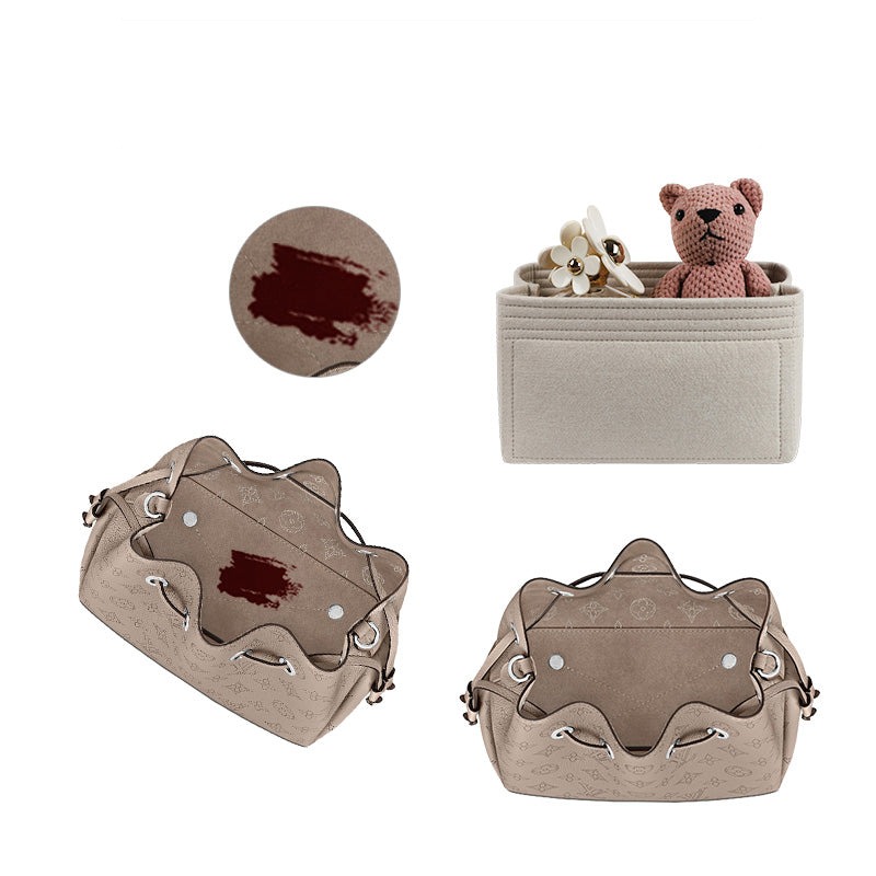 Premium Geldbörsen-Organizer für die LV Bella Bag – 4 Fächer, Filz, YKK-Reißverschlüsse product image 4