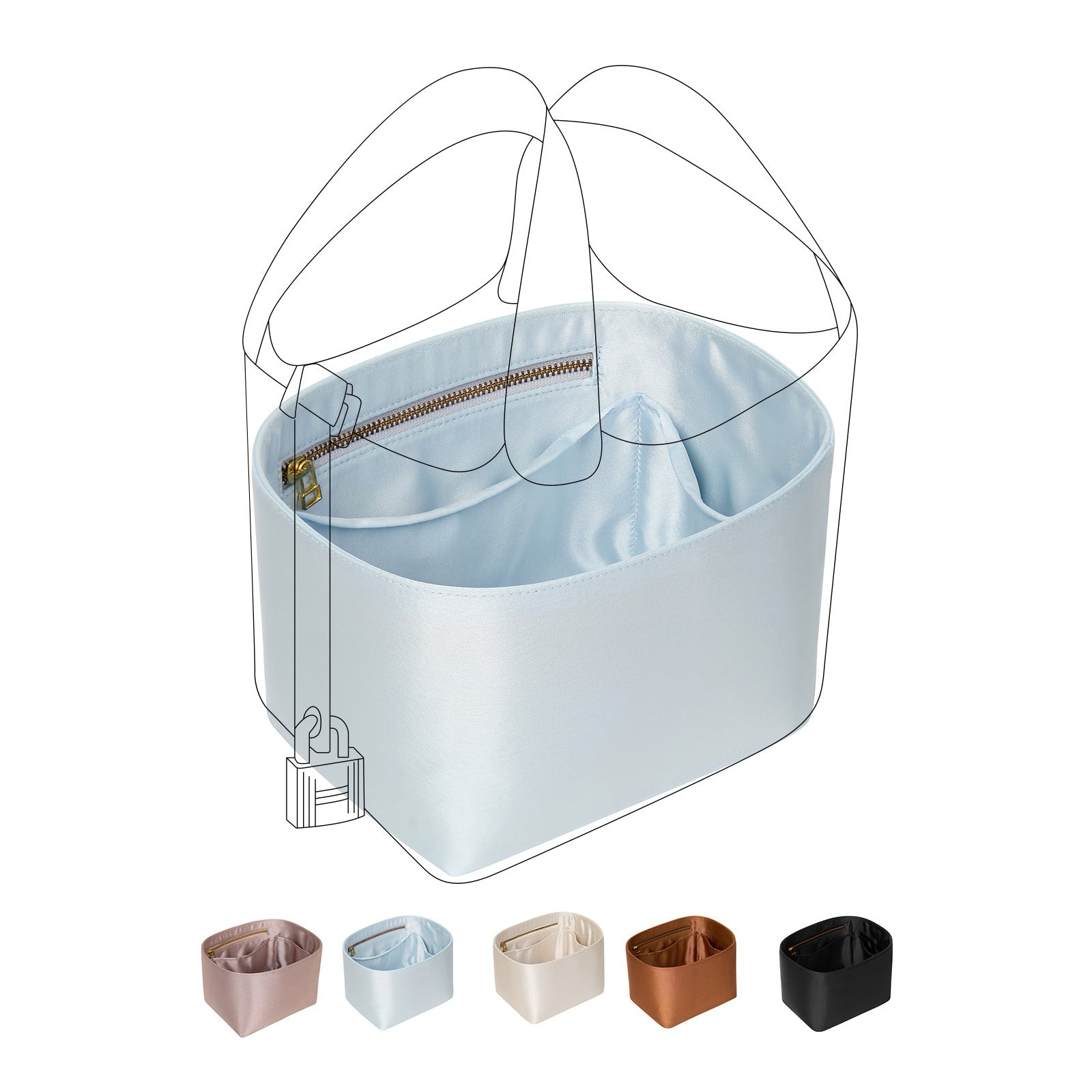INNERBAG Geldbörsen-Organizer für Hermes Picotin 18 / 22